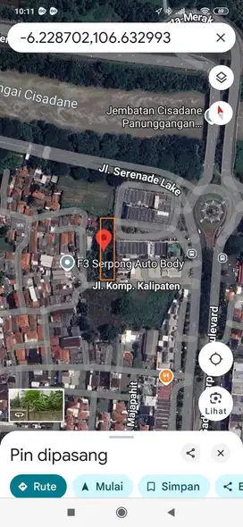 Dijual Tanah 1776 m2 SHM di Tangerang, Tangerang By Rumah Chinida