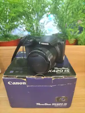 Canon powershoot Sx 420 is Fullshet Box Mulus Lengkap Likenew