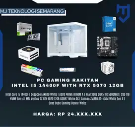 PC Rakitan Intel Core i5 14400F with RTX 5070 12GB GDDR7