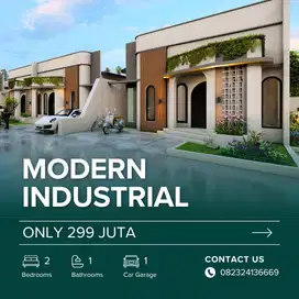 Rumah Murah Jogja, 299 Juta Konsep Modern Tropis, SHM.