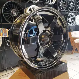 Fs Velg Rays TE37 R17 Black Chrome