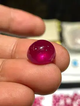 Batu Ruby mozambiq natural