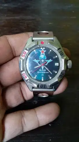 Jam tangan Militery Rusia Bostok/Vostok,Komandirskie Otomatis