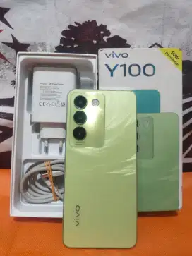 Vivo Y 100 Second Ram 8/256 Lengkap mulus 100% Original
