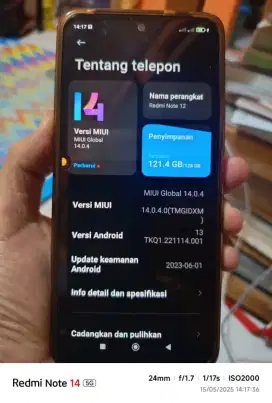 TERLARIS XIAOMI REDMI NOTE 12 6/128 FULLSET
