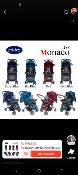 Stroller Bayi merk Pliko B/S 228