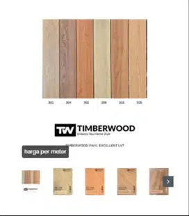 Lantai Vinyl 3mm Merk Timberwood