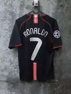 Jersey baju bola original manchester united 2008 away ronaldo size m