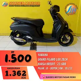 YAMAHA GRAN FILANO LUX TAHUN 2023 MESIN HALUS, BODI MULUS