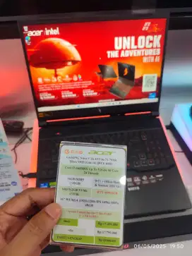 Acer Gaming Nitro 5 promo free DP bunga ringan