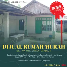 DIJUAL RUMAH MURAH DI WAYUT MADIUN