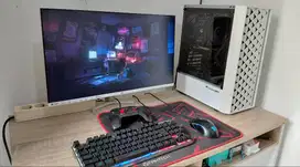 Jual Cepat Fullset Monitor & PC Spek Intel I5-11400F + Radeon RX 6600