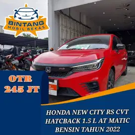 HONDA NEW CITY RS CVT HATCBACK 1.5 L AT AUTOMATIC 1500 CC TAHUN 2022
