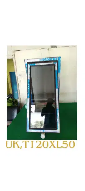 Kusen jendela aluminium uk, T120xL50
