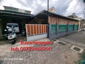 Jual rumah kodya dekat jln kusumanegara