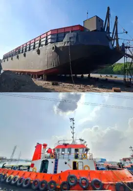 Jual Kapal Tongkang 1 Set 250feet Tahun 2012