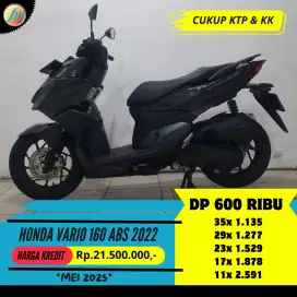 HONDA VARIO 160 ABS 2022 KREDIT DP 600RIBU ANGSURAN TERJANGKAU SEKEN
