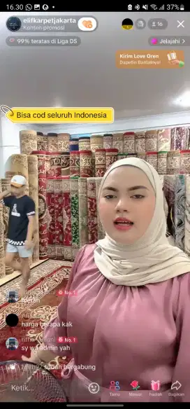 DI CARI HOST LIVE UMUR 18-25THN