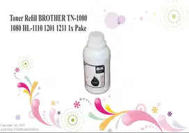 Toner Refill BROTHER TN-1000 1080 HL-1110,1201,1211 1x Pak Berkualitas
