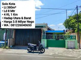 Jual Rumah Area Solo Kota, Dekat Solo Grand Mall, Laweyan, Purwosari
