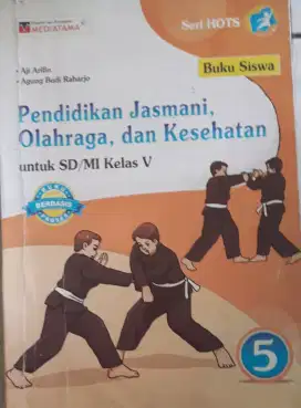 Buku PJOK kelas 5 SD terbitan MEDIATAMA kurikulum 2013