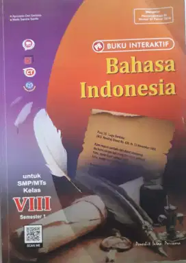 Buku PR Interaktif Bahasa Indonesia SMP kelas 8 SMT 1