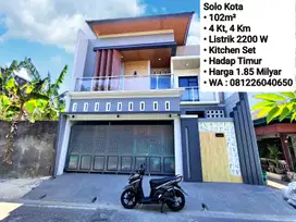 Jual Rumah Baru Area Solo Kota Dekat Purwosari, Jajar, Manahan