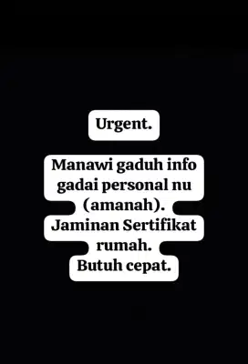 Nyari Relasi Yang Bisa Gadai Surat Tanah