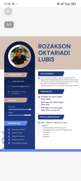 Rozakson Oktariadi lubis