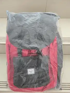 Tas Herschel Backpack Baru Warna Merah