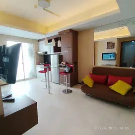 Dijual Apartemen Royal Mediterania Garden, 2+1BR Furnish Luas 53,5m2