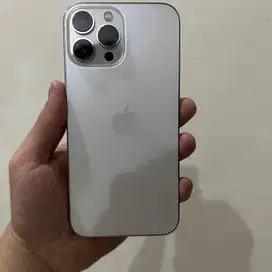 iphone 13 Pro Max Silver (Putih) IMEI RESMI BEACUKAI Fullset ori