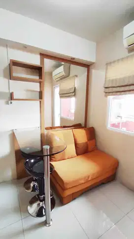 DIJUAL MURAH APARTEMEN GREEN PRAMUKA 2BR FULL FURNISH NEGO