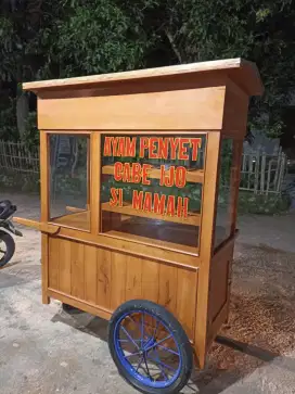 Gerobak Angkringan Bakso Mie Ayam PeceL Bubur Sate Martabak Ronde dlL