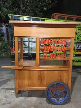 Gerobak Angkringan Bakso Mie Ayam PeceL Bubur Sate Martabak Ronde dlL