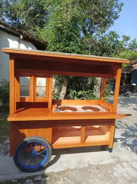 Gerobak Angkringan Bakso Mie Ayam PeceL Bubur Sate Martabak Ronde dlL