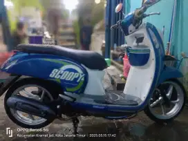 Scoopy fi 2016 warna biru