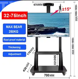 Standing Bracket Mobile TV 32-75 inch