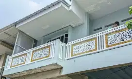 Balkon dan ralling tangga pelat cutting laser mewah