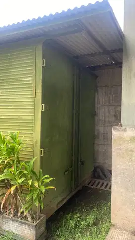 Container 40ft kantor kayu 2 pintu MURAH