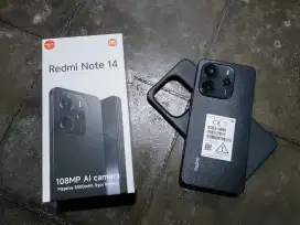 Redmi note 14 4G 8/128 like new (setara tecno camon 40 infinix 50 pro)