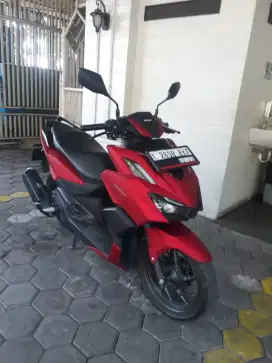 Vario 160cc cbs merah doff tangan 1 liat pasti suka