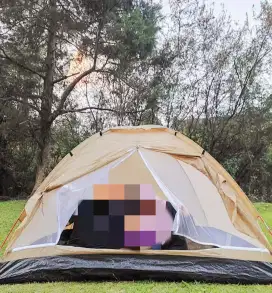 Tenda camping single layer 4-6 orang