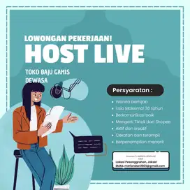 Host live pakaian gamis dewasa