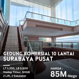 Dijual GEDUNG KOMERSIAL 10 LANTAI DI PUSAT KOTA SURABAYA