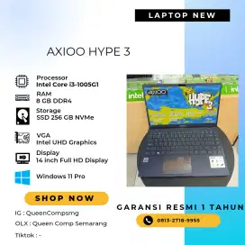 Axioo Hype 3 Intel Core i3 gen 10 | 8GB | 256GB | 14 FHD | Win 11