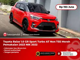 [LOW KM] Toyota Raize 1.0 GR Sport Turbo AT Non TSS Merah 2022/2023