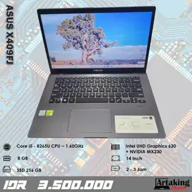 Asus X409FJ - Core i5 - Gen 8 th - Ram 8 GB - SSD 256 GB - Double VGA
