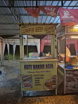 Stand gerobak kontainer ukuran 1meter