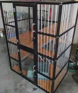 Kandang kucing almunium